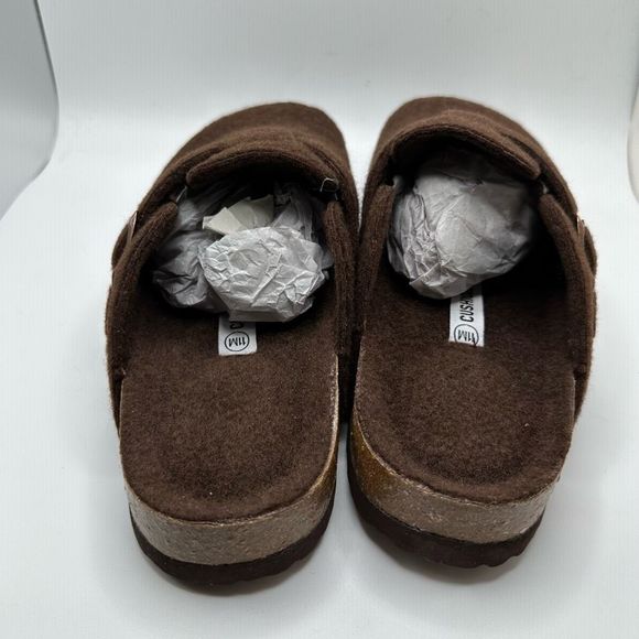 CUSHIONAIRE Womens Clog 11 BROWN WOOL - Picture 4 of 7